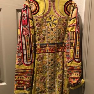 Beautiful Embroider coat knee length